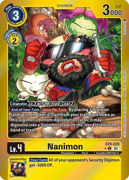 Nanimon (Limited Foil), Versus Monsters EX9-028 U