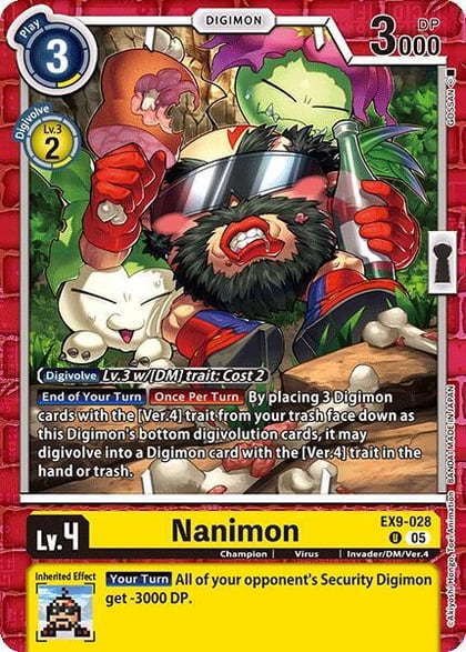 Nanimon, Versus Monsters EX9-028 U