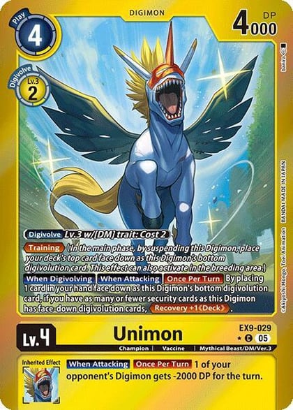 Unimon (Limited Foil), Versus Monsters EX9-029 C