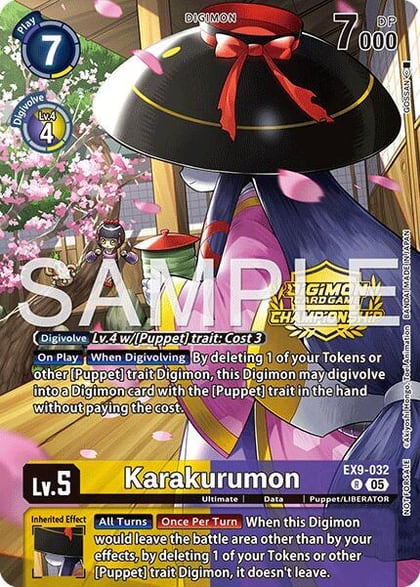 Karakurumon (Championship 25-26 Season 2 Tamers Pack), Versus Monsters EX9-032 R