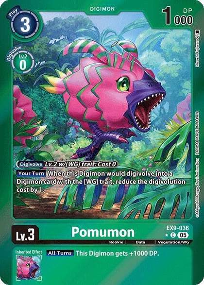 Pomumon (Limited Foil), Versus Monsters EX9-036 C