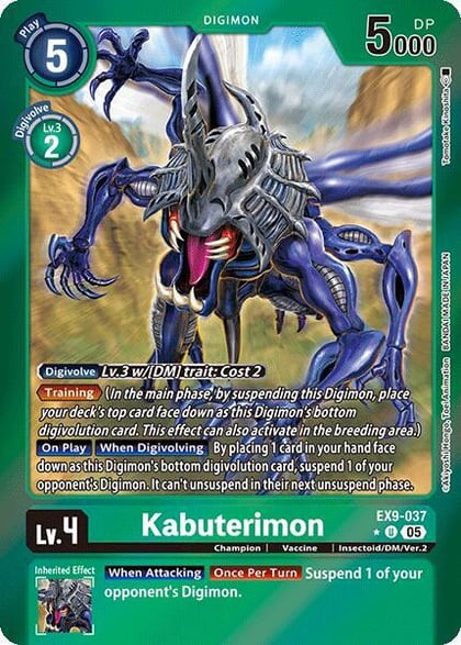 Kabuterimon (Limited Foil), Versus Monsters EX9-037 U