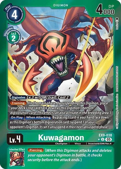 Kuwagamon (Limited Foil), Versus Monsters EX9-038 U