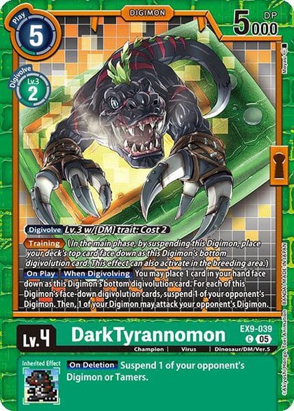 DarkTyrannomon, Versus Monsters EX9-039 C
