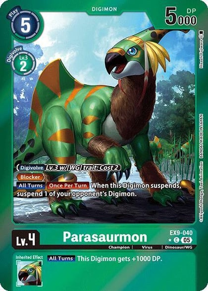 Parasaurmon (Limited Foil), Versus Monsters EX9-040 C