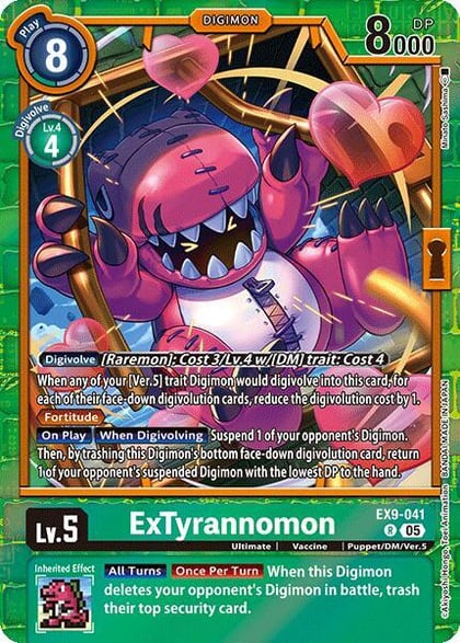 ExTyrannomon, Versus Monsters EX9-041 R