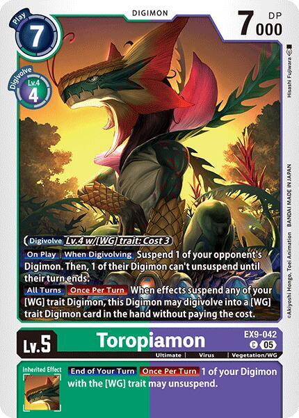 Toropiamon, Versus Monsters EX9-042 C