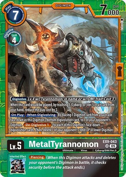 MetalTyrannomon, Versus Monsters EX9-043 SR