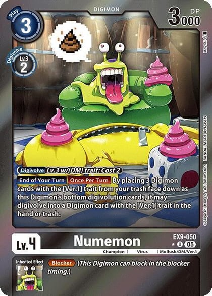 Numemon (Limited Foil), Versus Monsters EX9-050 U