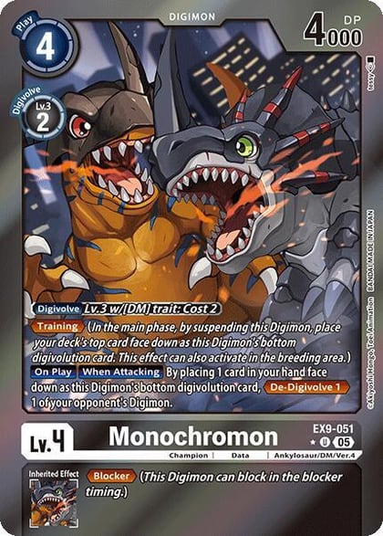 Monochromon (Limited Foil), Versus Monsters EX9-051 U