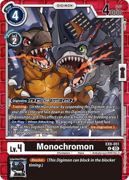 Monochromon, Versus Monsters EX9-051 U
