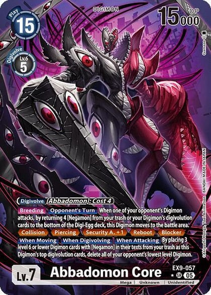 Abbadomon Core (Alternate Art), Versus Monsters EX9-057 SR