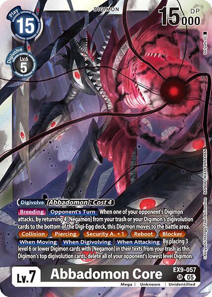 Abbadomon Core, Versus Monsters EX9-057 SR