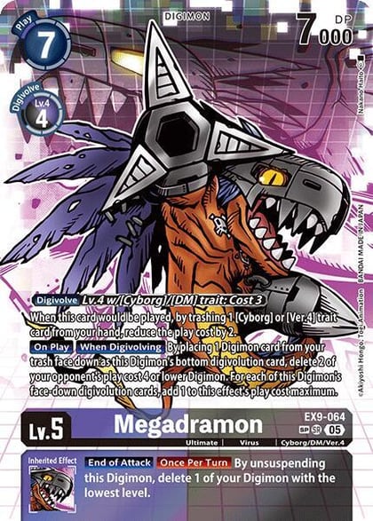 Megadramon (SP), Versus Monsters EX9-064 SR