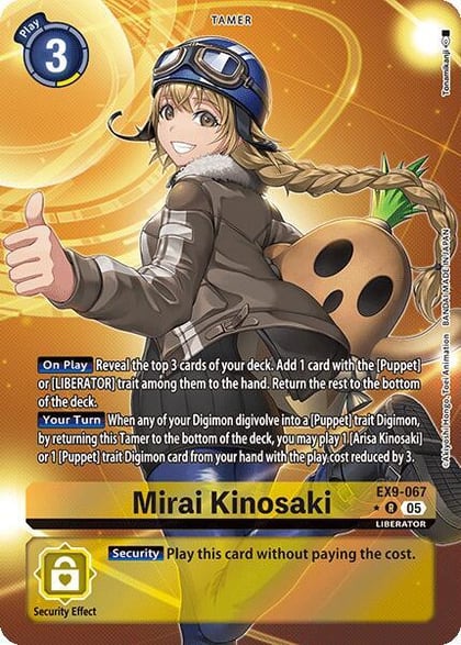 Mirai Kinosaki (Alternate Art), Versus Monsters EX9-067 R