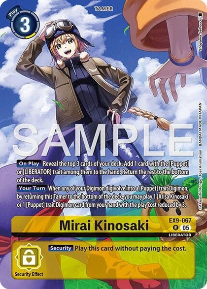 Mirai Kinosaki (Digimon Liberator Debuggers Set), Versus Monsters EX9-067 R
