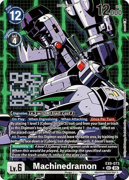 Machinedramon (Alternate Art), Versus Monsters EX9-073 SEC