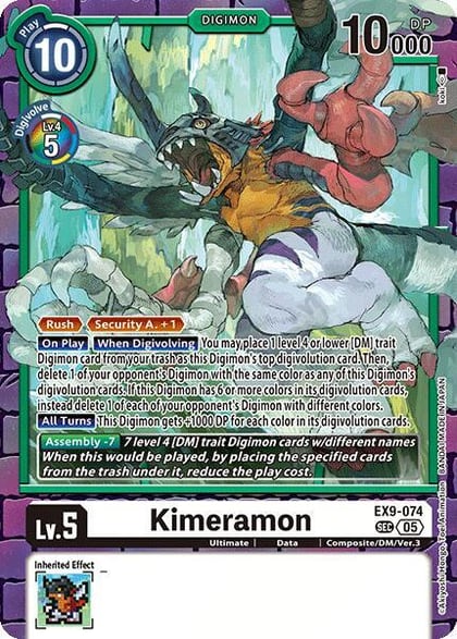 Kimeramon, Versus Monsters EX9-074 SEC