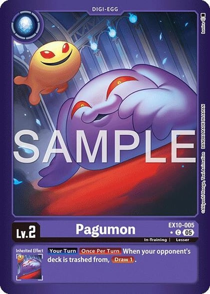 Pagumon (Limited Foil), Sinister Order EX10-005 C