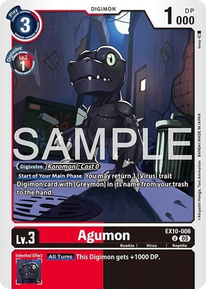 Agumon, Sinister Order EX10-006 U