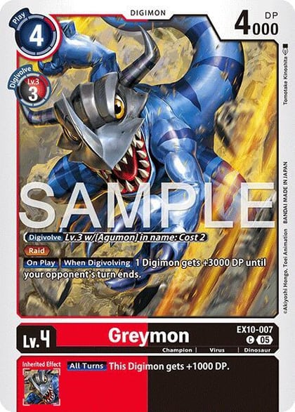 Greymon, Sinister Order EX10-007 C
