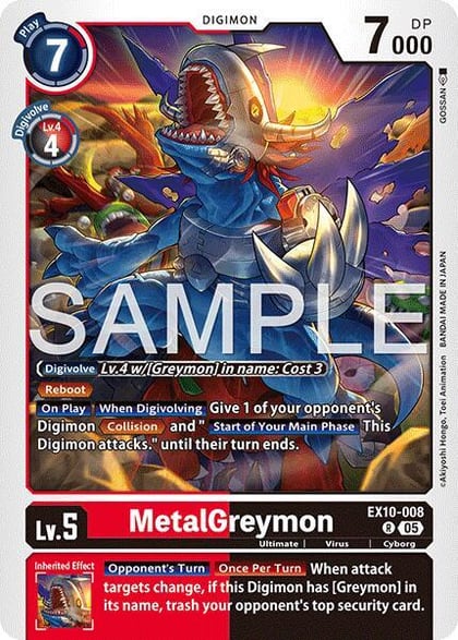 MetalGreymon, Sinister Order EX10-008 R