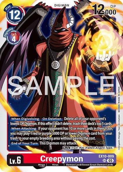 Creepymon, Sinister Order EX10-009 SR
