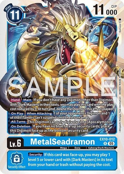 MetalSeadramon, Sinister Order EX10-012 R