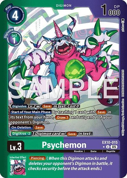 Psychemon (Limited Foil), Sinister Order EX10-015 U
