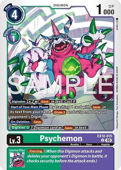 Psychemon, Sinister Order EX10-015 U