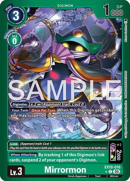 Mirrormon (Limited Foil), Sinister Order EX10-016 C