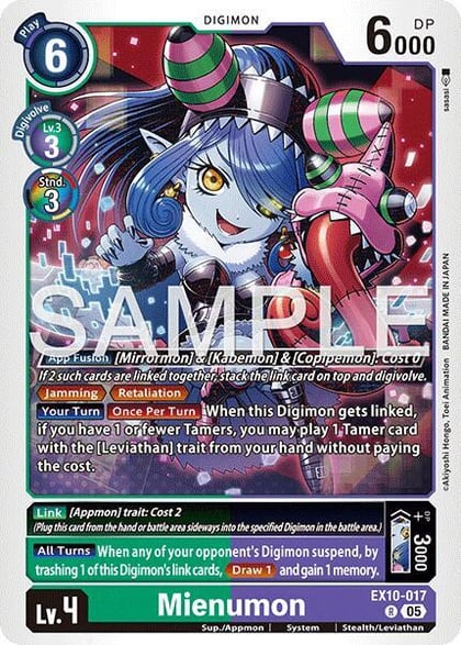Mienumon, Sinister Order EX10-017 R