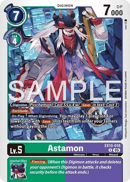 Astamon, Sinister Order EX10-018 R