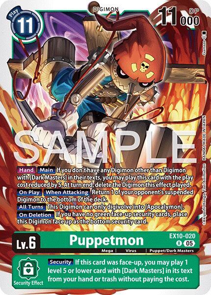 Puppetmon, Sinister Order EX10-020 R