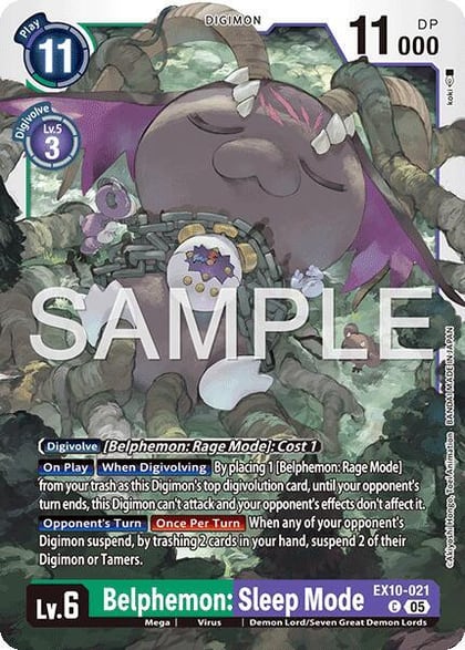 Belphemon: Sleep Mode, Sinister Order EX10-021 C
