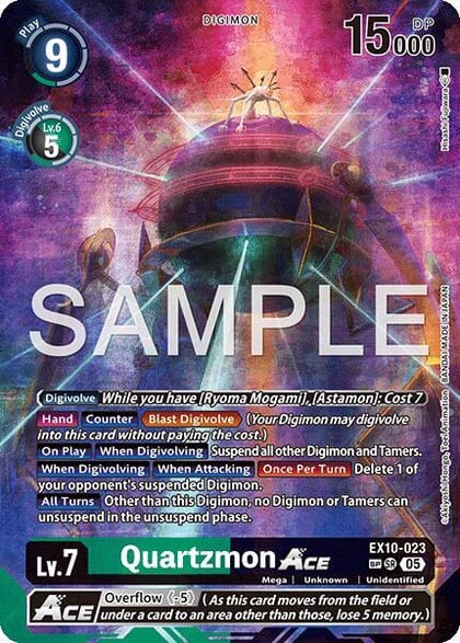Quartzmon ACE (SP), Sinister Order EX10-023 SR