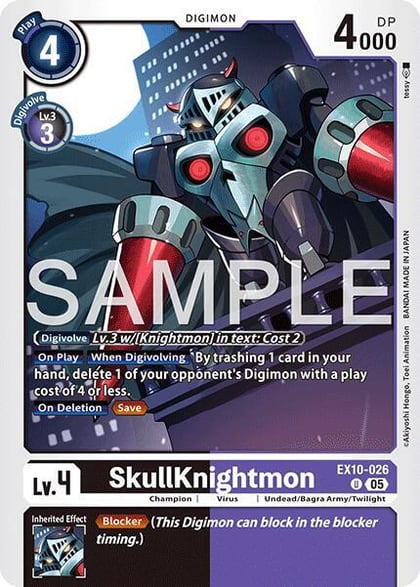 SkullKnightmon, Sinister Order EX10-026 U