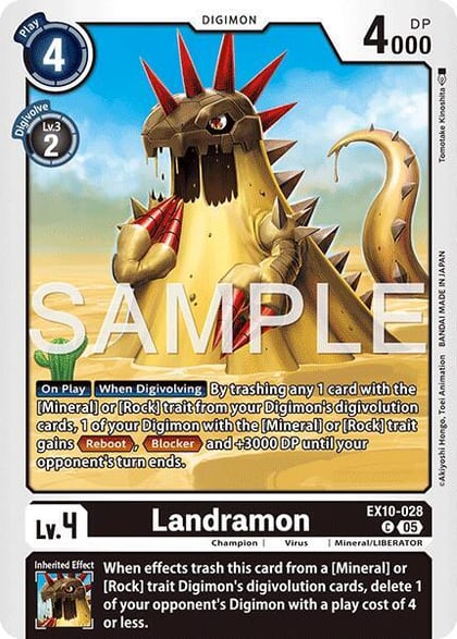 Landramon, Sinister Order EX10-028 C
