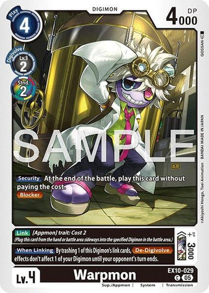 Warpmon, Sinister Order EX10-029 C