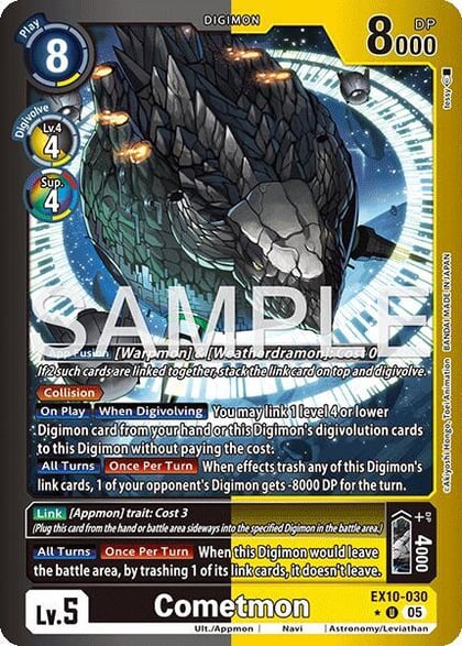 Cometmon (Limited Foil), Sinister Order EX10-030 U