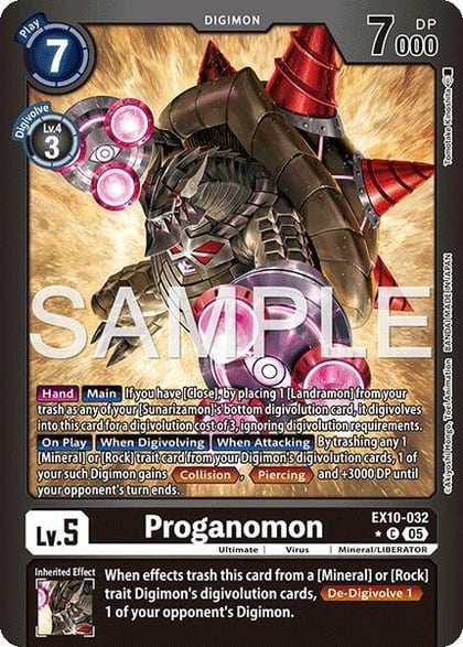 Proganomon (Limited Foil), Sinister Order EX10-032 C