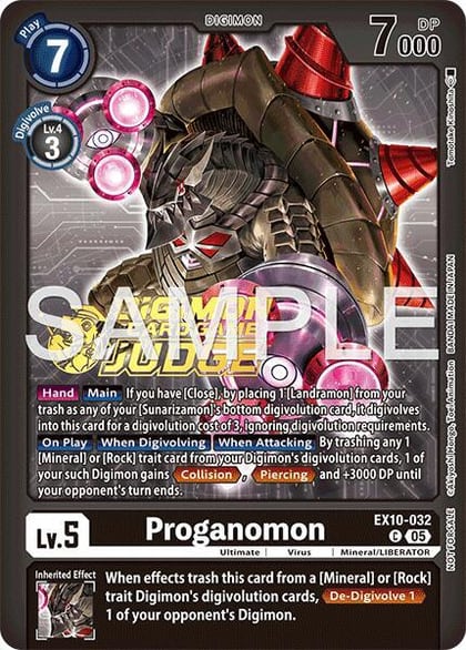 Proganomon (Judge Pack 9), Sinister Order EX10-032 C