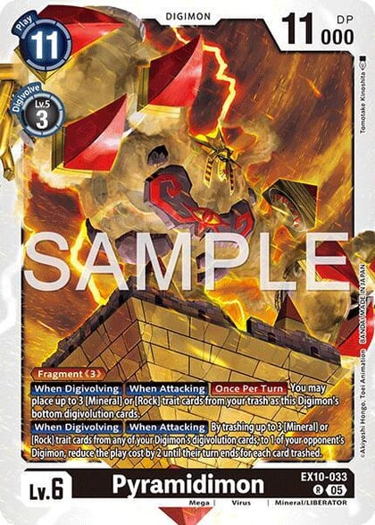 Pyramidimon, Sinister Order EX10-033 R