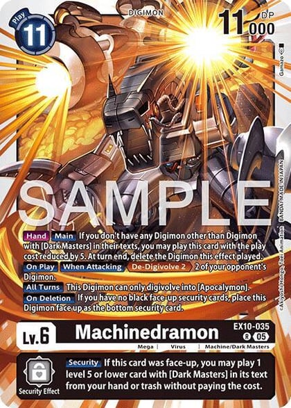 Machinedramon, Sinister Order EX10-035 R