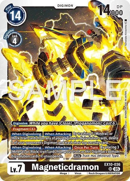 Magneticdramon, Sinister Order EX10-036 SR