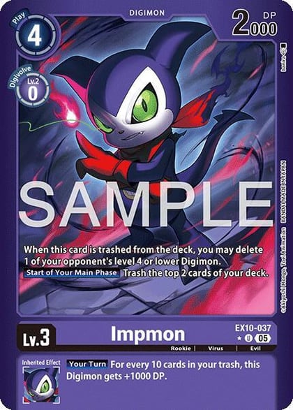 Impmon (Limited Foil), Sinister Order EX10-037 U