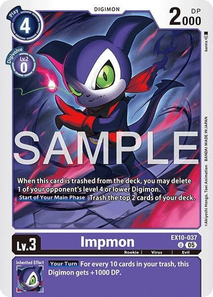Impmon, Sinister Order EX10-037 U