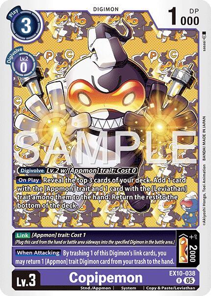 Copipemon, Sinister Order EX10-038 R