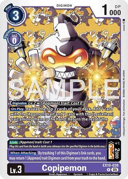 Copipemon, Sinister Order EX10-038 R