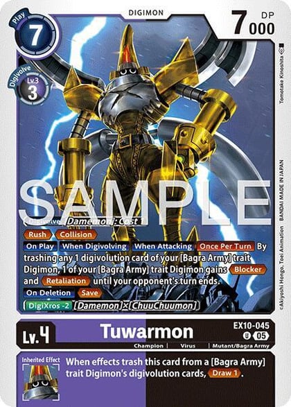 Tuwarmon, Sinister Order EX10-045 U